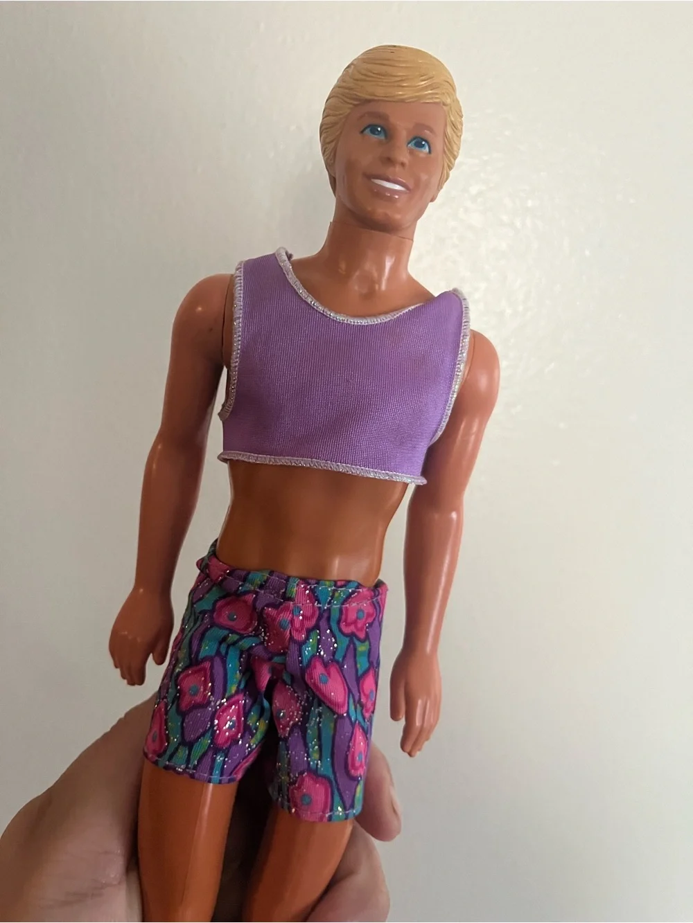 Vtg Mattel Ken Doll Blonde 1983 Head Mold 1968 Body Made in Malaysia 1980s/1990s